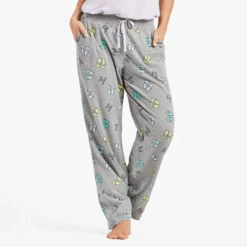 Women's Flip Flop Pattern Snuggle Up Sleep Pant