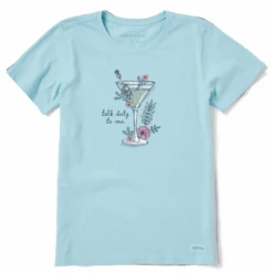 Women's Floral Dirty Martini Short SleeveTee