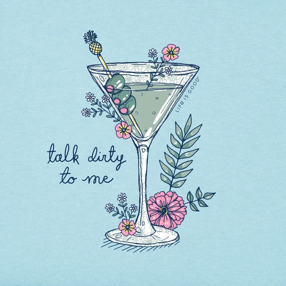 Women's Floral Dirty Martini Short SleeveTee 4 Women's Floral Dirty Martini Short SleeveTee - Image 2