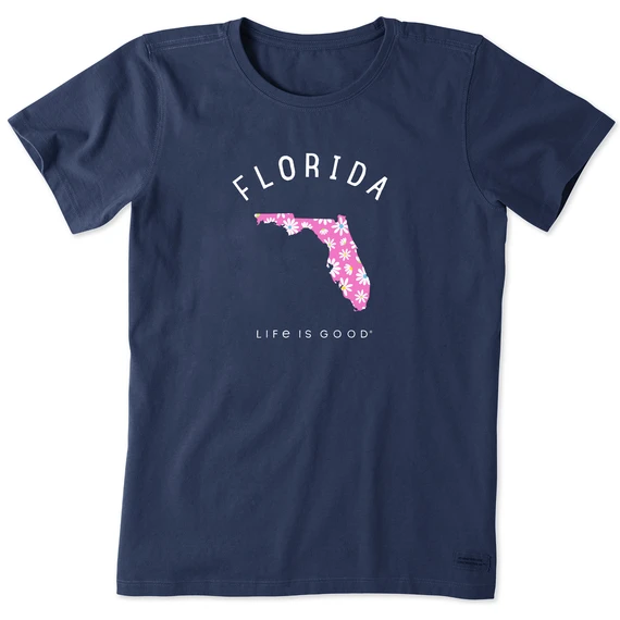 Women's Florida Daisies Crusher Tee 3 Women's Florida Daisies Crusher Tee