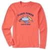 Women's Flour Power Long Sleeve Crusher Tee -Clothes Style Shop Womens Flour Power Long Sleeve Crusher Tee 81016 1 lg