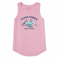 Women's Flour Power Sleeveless High-Low Crusher Tank