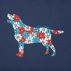 Women's Flower Dog High-Low Crusher Tank -Clothes Style Shop Womens Flower Dog HighLow Crusher Tank 83725 2 lg