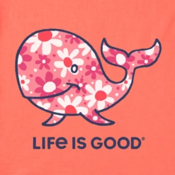 Women's Flower Whale Sleeveless High-Low Crusher Tank -Clothes Style Shop Womens Flower Whale Sleeveless HighLow Crusher Tank 68486 2 lg