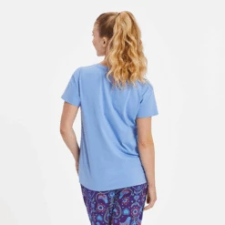 Women's Folklore Heart Snuggle Up Relaxed Sleep Vee -Clothes Style Shop Womens Folklore Heart Snuggle Up Relaxed Sleep Vee 77664 3 lg