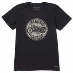 Women's Freedom Machine Motorcycle Crusher Tee