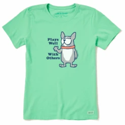 Women's Frenchy Plays Well With Others Short SleeveTee