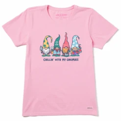Women's Garden Gnomies Chillin' Short SleeveTee