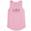 Women's Genuine 3 Dahlias Sleeveless High-Low Crusher Tank -Clothes Style Shop Womens Genuine 3 Dahlias Sleeveless HighLow Crusher Tank 112937 1 lg