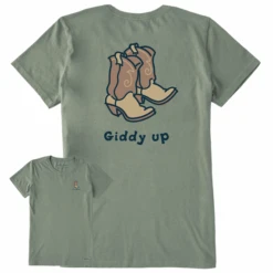 Women's Giddy Up Cowboy BootsCrusher Tee