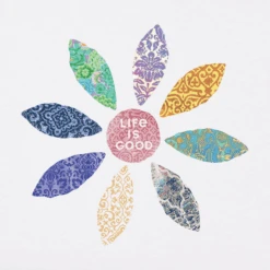 Women's Global Flower Sleeveless High-LowTank -Clothes Style Shop Womens Global Flower Sleeveless HighLow Crusher Tank 81505 2 lg