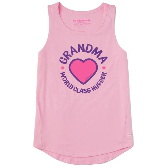 Women's Grandma World Class Hugger Sleeveless High-Low Crusher Tank 3 Women's Grandma World Class Hugger Sleeveless High-Low Crusher Tank