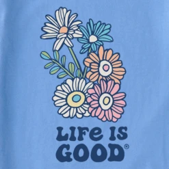 Women's Groovy Flowers Sleeveless High-LowTank 5 Women's Groovy Flowers Sleeveless High-LowTank -Clothes Style Shop Womens Groovy Flowers Sleeveless HighLow Crusher Tank 116612 2 lg