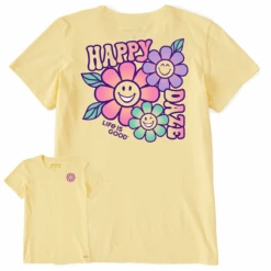 Women's Groovy Happy DazeCrusher Tee