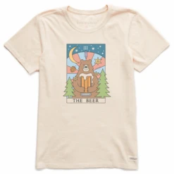 Women's Groovy The Beer Tarot Short SleeveTee