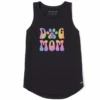Women's Groovy Tie Dye Dog Mom Sleeveless High-LowTank -Clothes Style Shop Womens Groovy Tie Dye Dog Mom Sleeveless HighLow Crusher Tank 111794 1 lg
