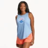 Women's Happiness Sunset Waves Active Tank
