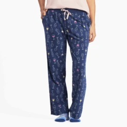 Women's Happy Hour Pattern Snuggle Up Sleep Pant