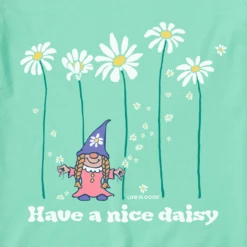 Women's Have A Nice Daisy Gnome Sleeveless High-Low Crusher Tank -Clothes Style Shop Womens Have a Nice Daisy Gnome Sleeveless HighLow Crusher Tank 89897 2 lg