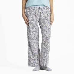 Women's Heart Of Dogs Pattern Snuggle Up Sleep Pant