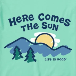 Women's Here Comes The Sun Mountains Sleeveless High-Low Crusher Tank -Clothes Style Shop Womens Here Comes the Sun Mountains Sleeveless HighLow Crusher Tank 90772 2 lg