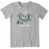 Women's Hiking Along The Lake Short Sleeve Tee