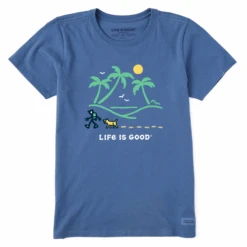 Women's Hiking Along The Shore Short Sleeve Tee