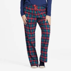 Women's Holiday Red Check Classic Sleep Pant