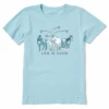 Women's Horse In The Woods Short SleeveTee -Clothes Style Shop Womens Horse in the Woods Short Sleeve Crusher Tee 91005 1 lg