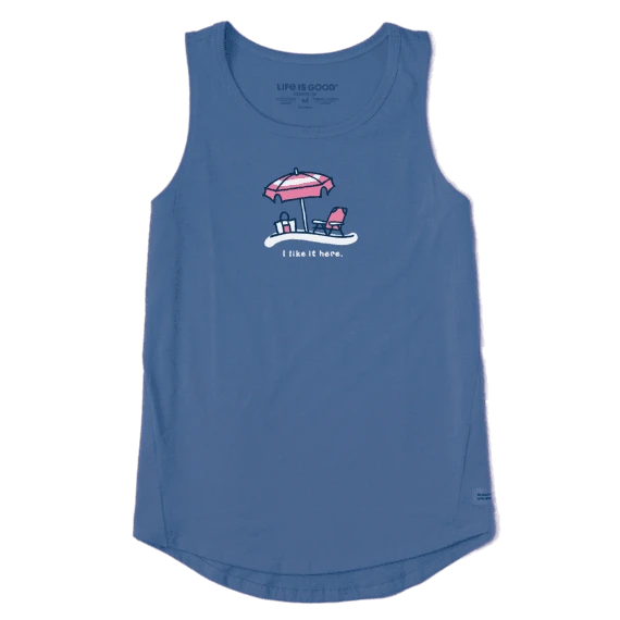 Women's I Like It Here High-Low Crusher Tank 3 Women's I Like It Here High-Low Crusher Tank