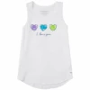 Women's I Love You Hearts Sleeveless High-LowTank