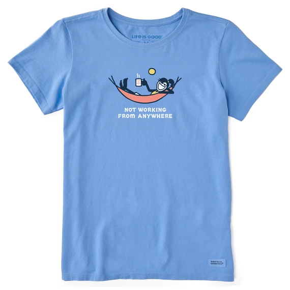 Women's Jackie Not Working From AnywhereCrusher Tee 3 Women's Jackie Not Working From AnywhereCrusher Tee