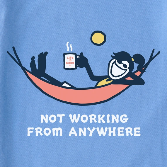 Women's Jackie Not Working From AnywhereCrusher Tee 4 Women's Jackie Not Working From AnywhereCrusher Tee - Image 2