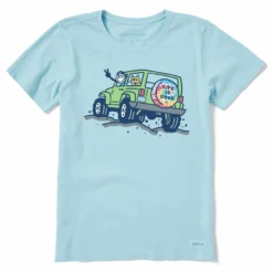 Women's Jake And Rocket ATV Short SleeveTee