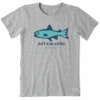 Women's Just Add Water Fish Crusher Tee -Clothes Style Shop Womens Just Add Water Fish Crusher Tee 76248 1 lg