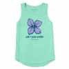 Women's Just Add Water Lilac High-Low Crusher Tank
