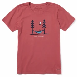Women's Keep It Simple Peace Hammock Short SleeveTee