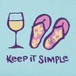 Women's Keep It Simple Wine And Flips Sleeveless High-LowTank -Clothes Style Shop Womens Keep it Simple Wine and Flips Sleeveless HighLow Crusher Tank 94061 2 lg