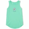 Women's LIG Daisy Sleeveless High-LowTank
