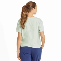 Women's LIG Mountain SunriseBoxy Crusher Tee -Clothes Style Shop Womens LIG Mountain Sunrise Short Sleeve Boxy Crusher Tee 90279 3 lg
