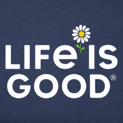 Women's LIG Wordmark Daisy Short SleeveTee -Clothes Style Shop Womens LIG Wordmark Daisy Short Sleeve CrusherLITE Tee 92010 2 lg