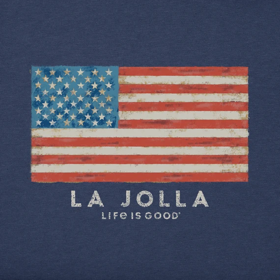 Women's La Jolla Painted FlagCrusher Tee 4 Women's La Jolla Painted FlagCrusher Tee - Image 2