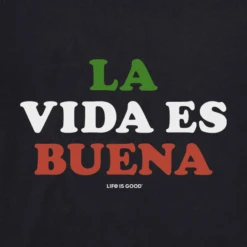 Women's La Vida Es Buena High-Low Crusher Tank -Clothes Style Shop Womens La Vida Es Buena High Low Crusher Tank 94662 2 lg