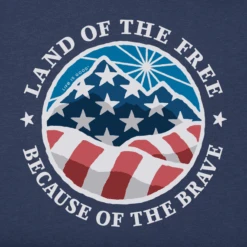 Women's Land Of The Free Americana Coin Sleeveless High-Low Crusher Tank -Clothes Style Shop Womens Land of the Free Americana Coin Sleeveless HighLow Crusher Tank 88301 2 lg