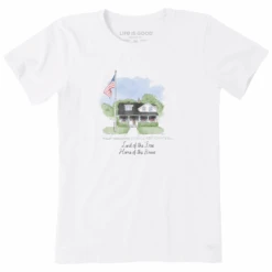 Women's Land Of The Free HomeCrusher Tee