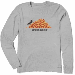 Women's Leaf Jump Long Sleeve Crusher Tee