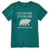 Women's Let's Eat, KidsCrusher Tee -Clothes Style Shop Womens Lets Eat Kids Short Sleeve Crusher Tee 97133 1 lg