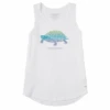 Women's Life Is Slow Good Turtle Sleeveless High-Low Crusher Tank -Clothes Style Shop Womens Life is Slow Good Turtle Sleeveless HighLow Crusher Tank 90609 1 lg