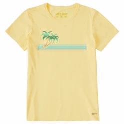 Women's Linear Palms Short SleeveTee