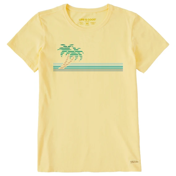 Women's Linear Palms Short SleeveTee 3 Women's Linear Palms Short SleeveTee